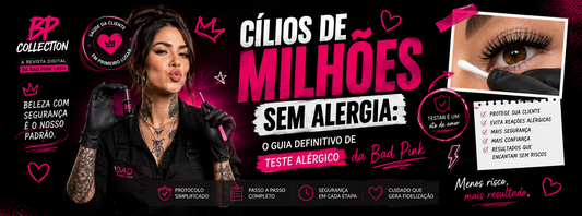 Teste de alergia para extensão de cílios: o guia completo que sua cartela de clientes precisa