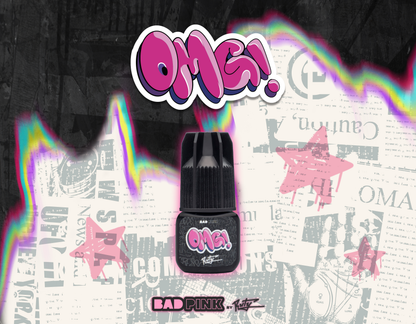 Adesivo BAD PINK - OMG - by Ruty Guerino – BADPINK LASH