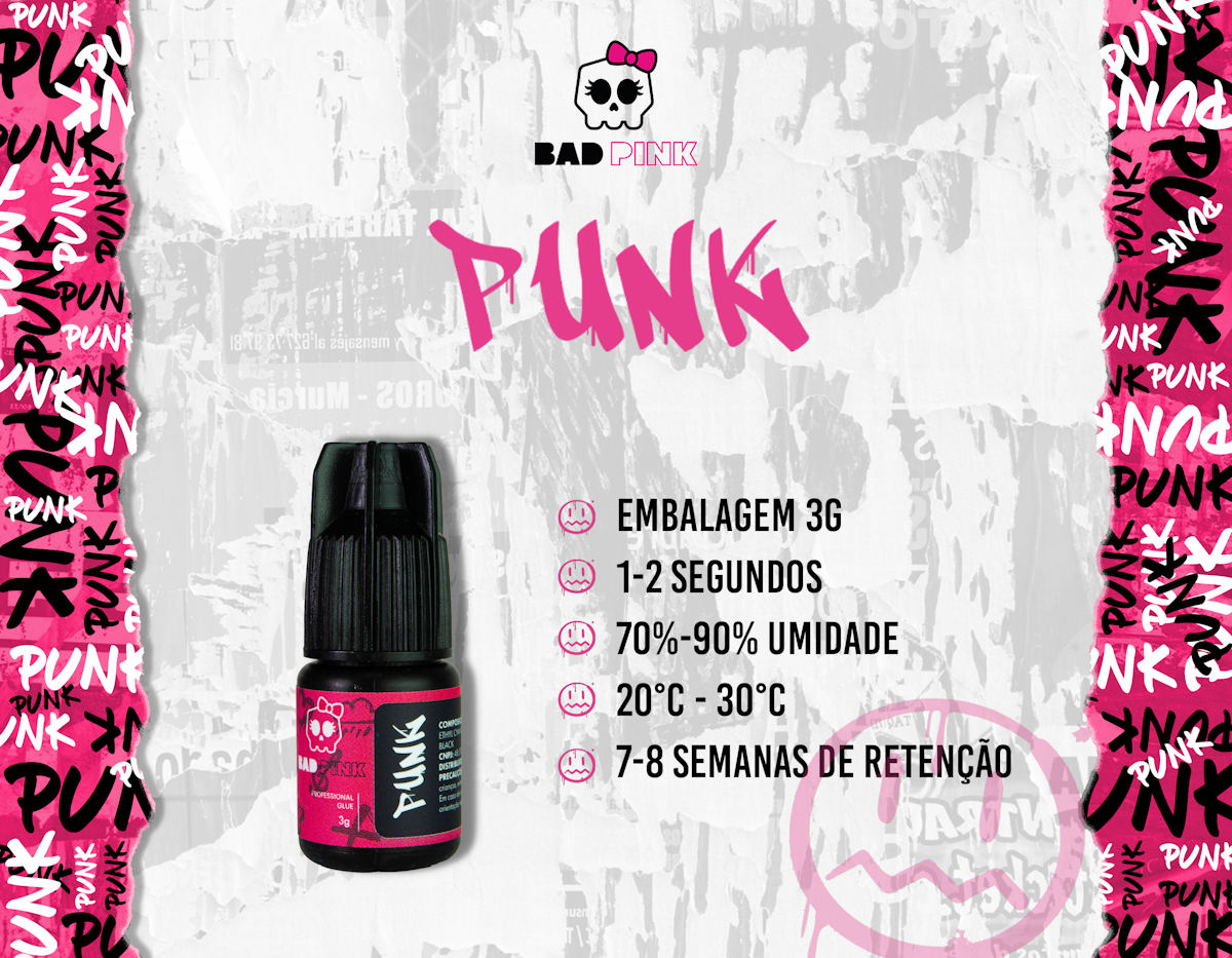 Adesivo BAD PINK - PUNK