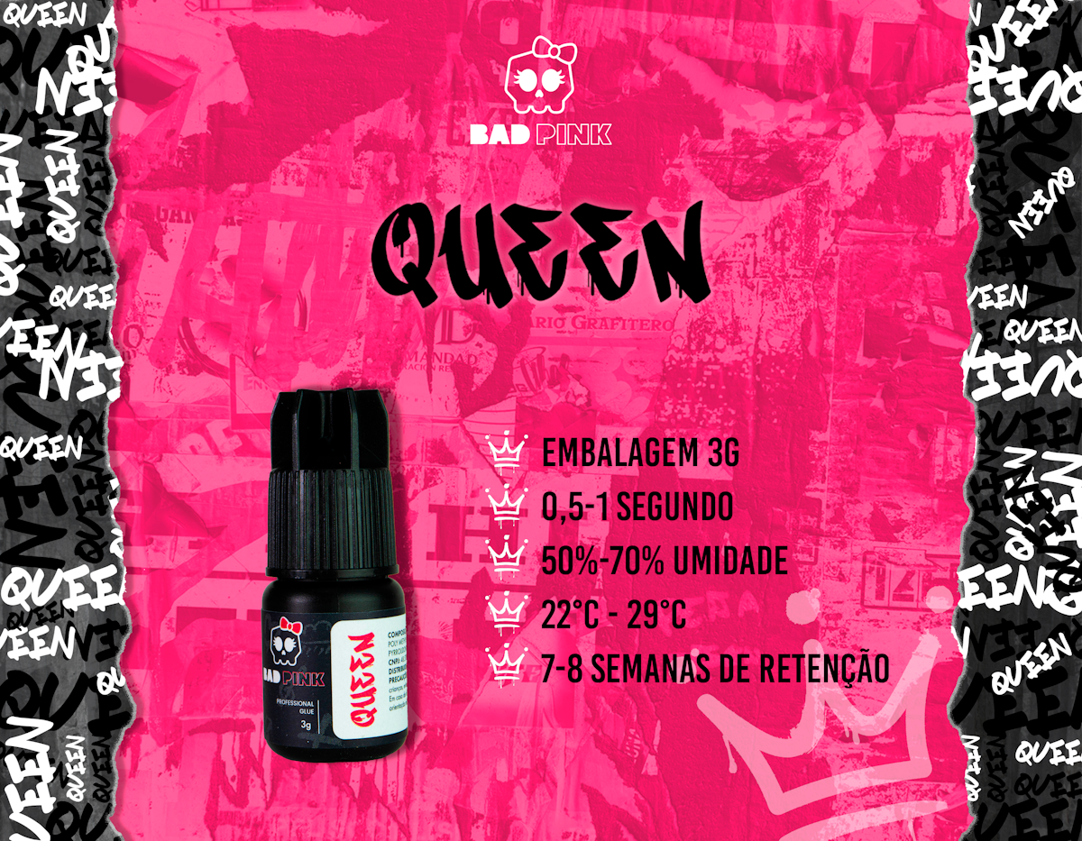 Adesivo BAD PINK - QUEEN